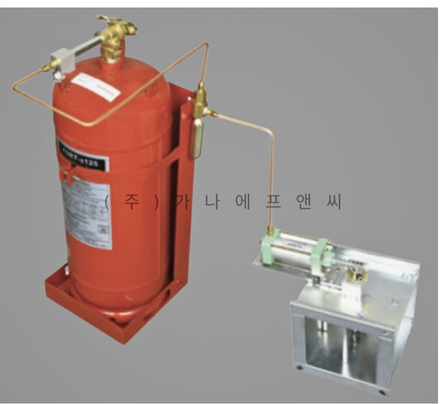 가스식 소공간 자동 소화장치 8Kg 단독식
