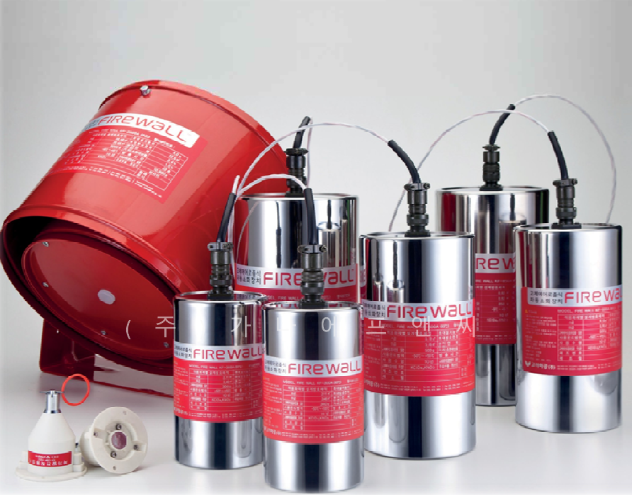 고체 에어로졸 자동소화기 (자가발전 센서포함)